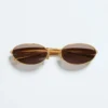Lunettes de soleil ovales Sardine Lunettes de soleil ovales Sardine