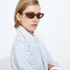 Lunettes de soleil ovales Snap