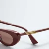 Lunettes de soleil ovales Snap