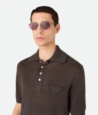 Lunettes de soleil Panthos Intrecciato