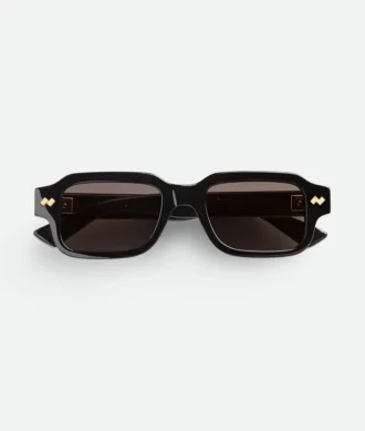 Lunettes de soleil rectangulaires Intrecciato