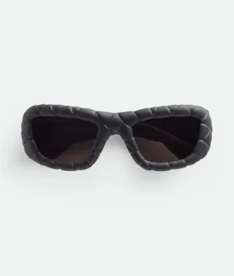 Lunettes de soleil rectangulaires Intrecciato