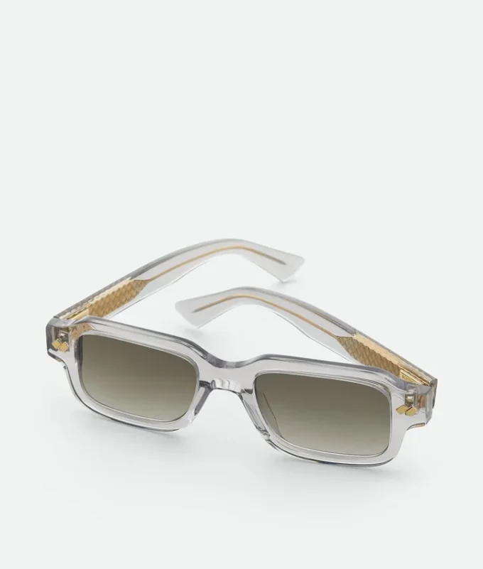Lunettes de soleil rectangulaires Intrecciato Lunettes de soleil rectangulaires Intrecciato