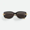 Lunettes de soleil rectangulaires Knot