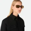 Lunettes de soleil rectangulaires Knot