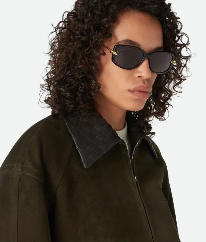 Lunettes de soleil rectangulaires Knot