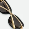 Lunettes de soleil rectangulaires Knot