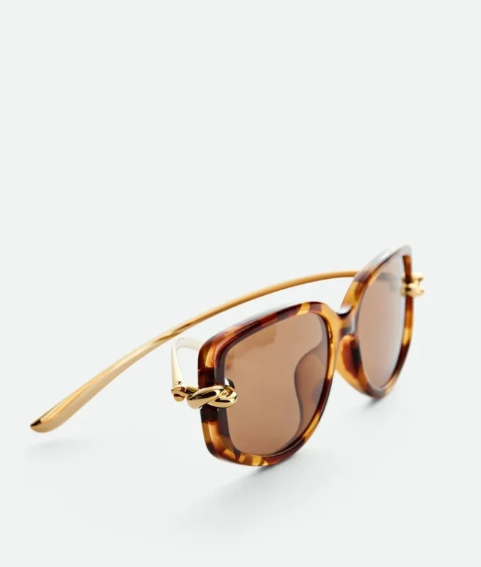 Lunettes de soleil rectangulaires Knot