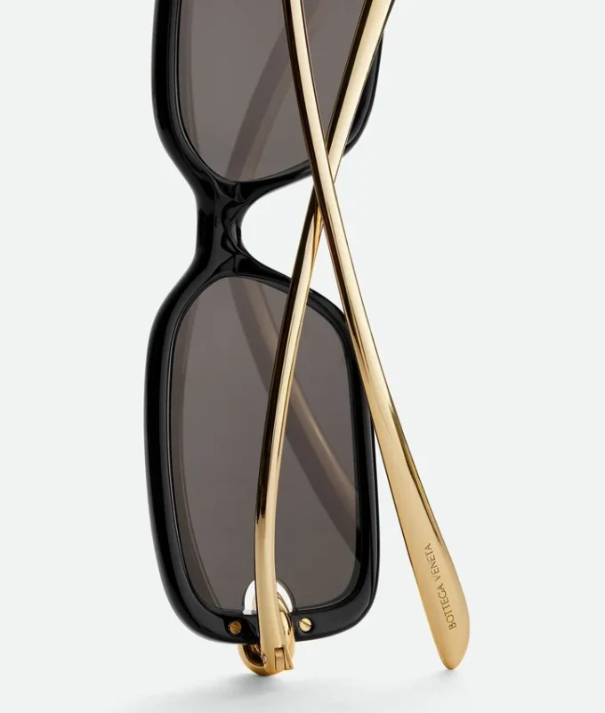 Lunettes de soleil rectangulaires Knot