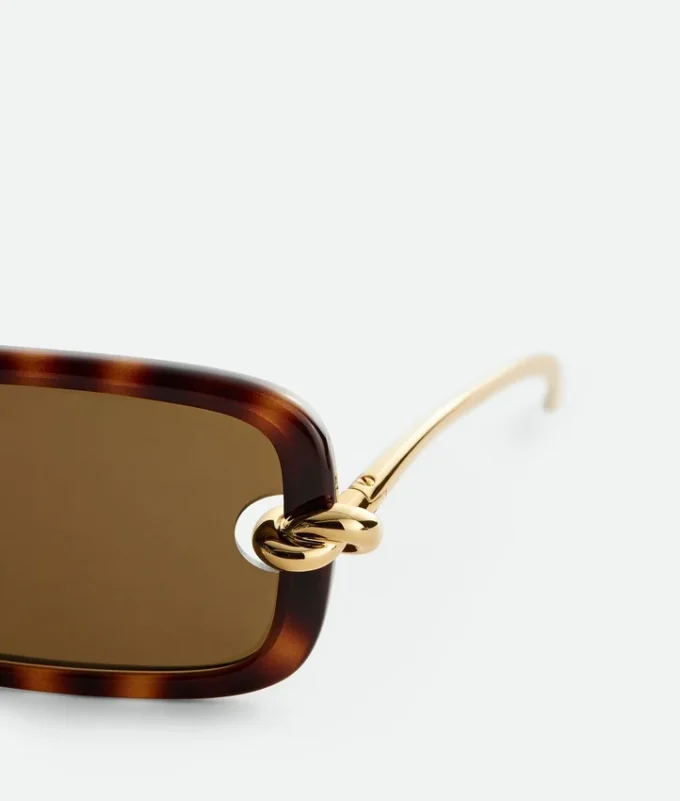 Lunettes de soleil rectangulaires Knot