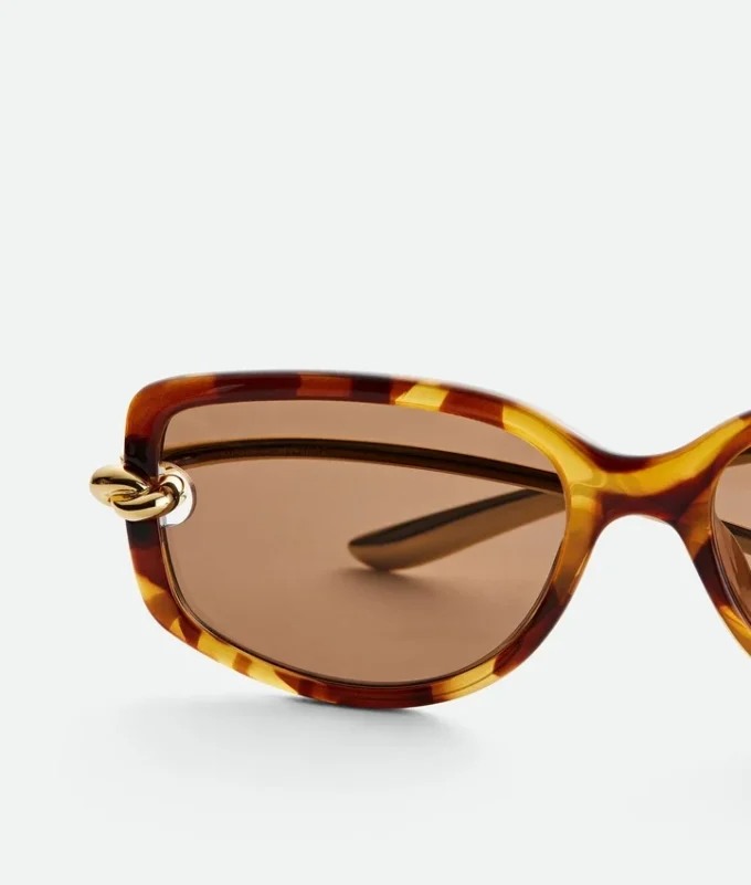 Lunettes de soleil rectangulaires Knot