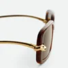Lunettes de soleil rectangulaires Knot