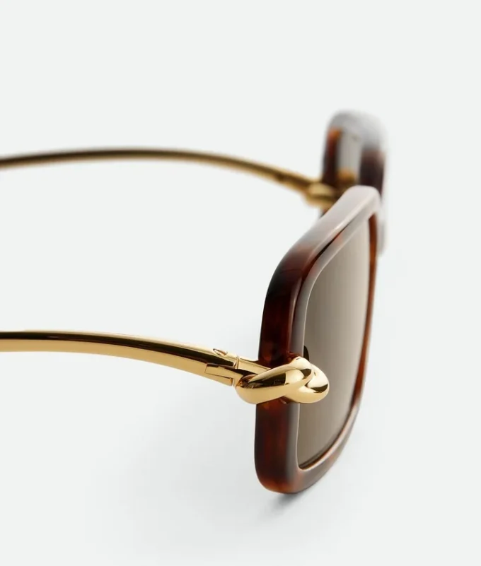 Lunettes de soleil rectangulaires Knot