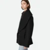 Manteau court en laine Stretch