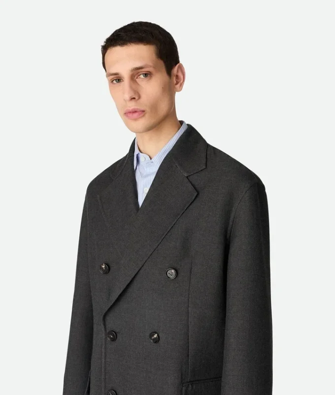 Manteau double en laine