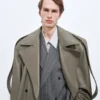 Manteau en cuir