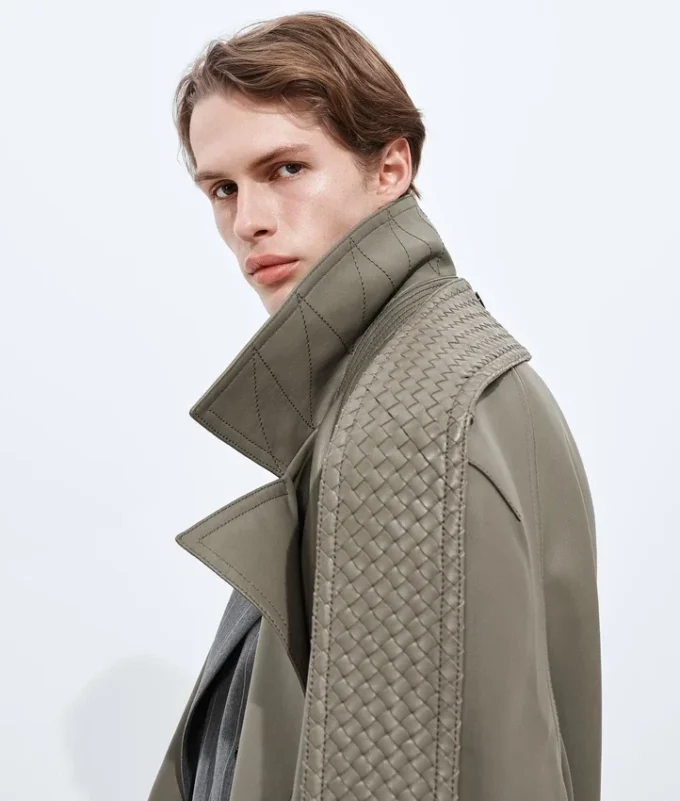 Manteau en cuir