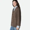 Manteau en laine double face