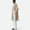 Manteau en laine et cachemire