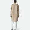 Manteau en laine et cachemire