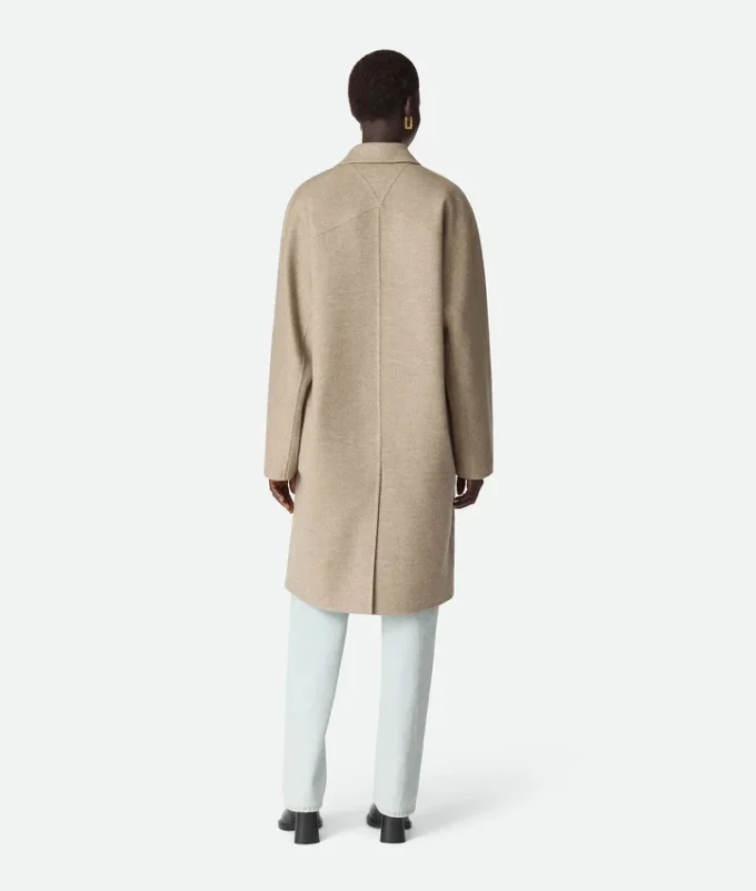 Manteau en laine et cachemire