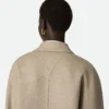 Manteau en laine et cachemire