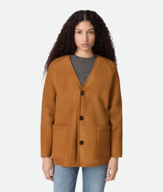 Manteau en laine mérinos feutrée