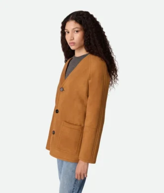 Manteau en laine mérinos feutrée