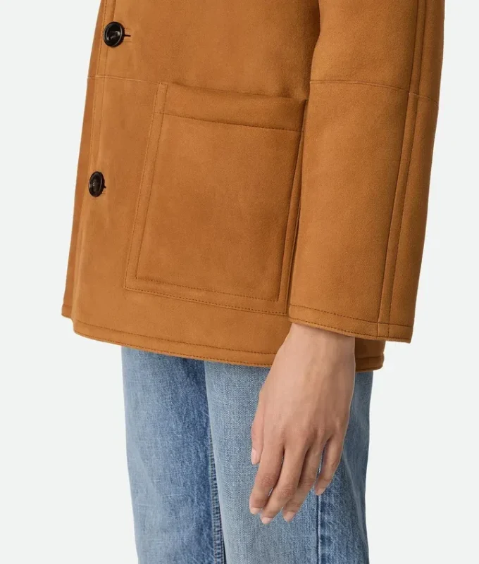Manteau en laine mérinos feutrée