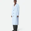 Manteau en twill de viscose et de soie Manteau en twill de viscose et de soie