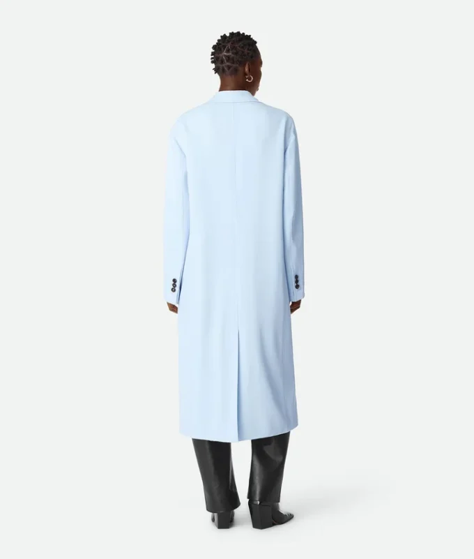 Manteau en twill de viscose et de soie Manteau en twill de viscose et de soie