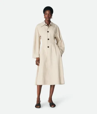 Manteau en viscose et soie