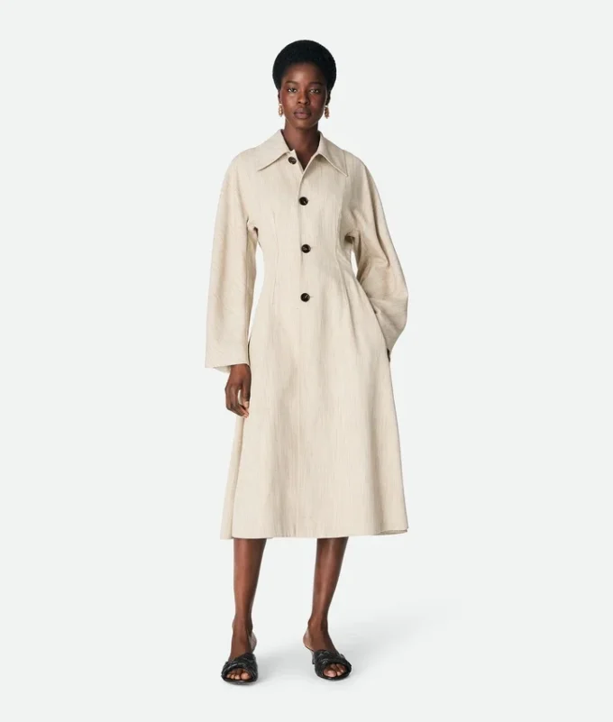 Manteau en viscose et soie Manteau en viscose et soie
