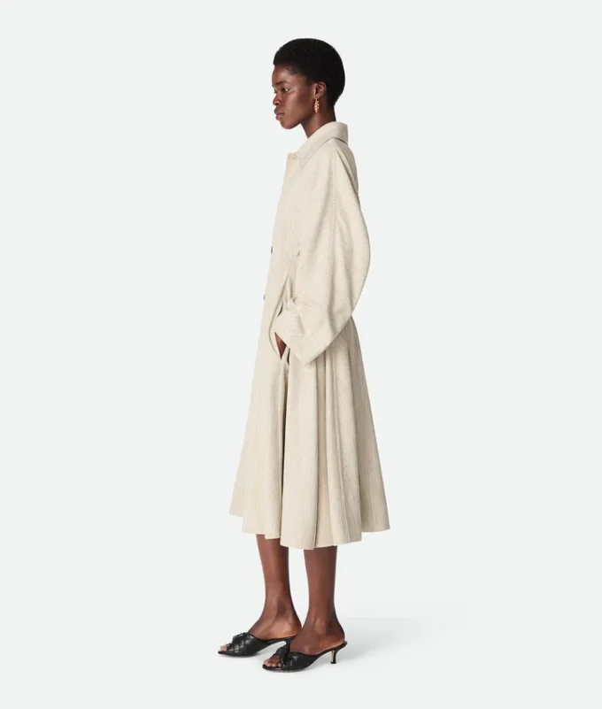 Manteau en viscose et soie Manteau en viscose et soie