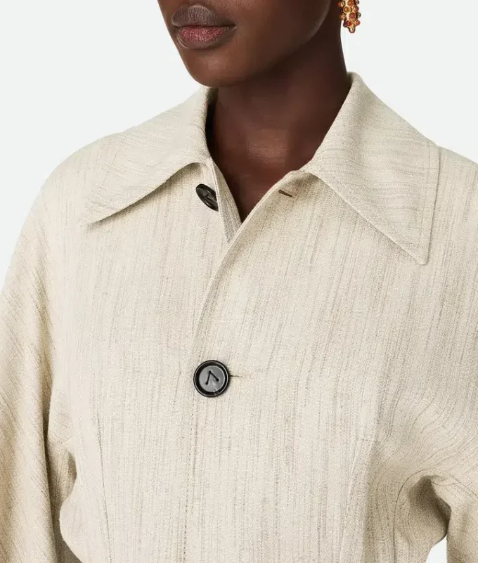 Manteau en viscose et soie Manteau en viscose et soie