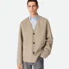 Manteau léger en double laine et cachemire