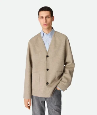 Manteau léger en double laine et cachemire