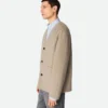 Manteau léger en double laine et cachemire