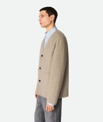Manteau léger en double laine et cachemire