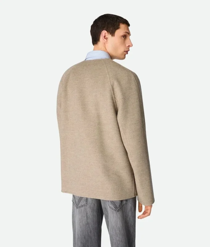 Manteau léger en double laine et cachemire