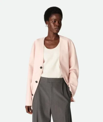 Manteau léger en laine et cachemire