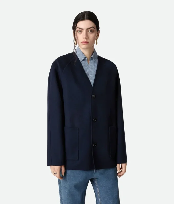 Manteau léger en laine et cachemire Manteau léger en laine et cachemire