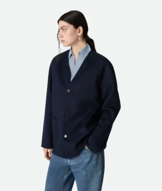 Manteau léger en laine et cachemire