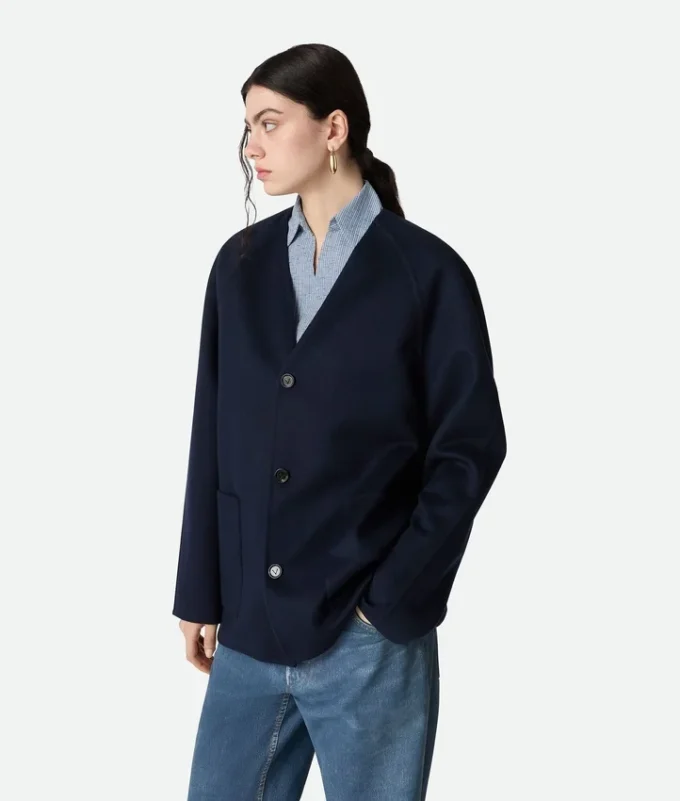 Manteau léger en laine et cachemire Manteau léger en laine et cachemire