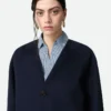 Manteau léger en laine et cachemire Manteau léger en laine et cachemire