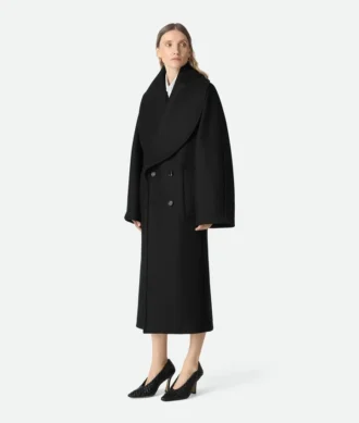 Manteau long en laine Stretch Manteau long en laine Stretch