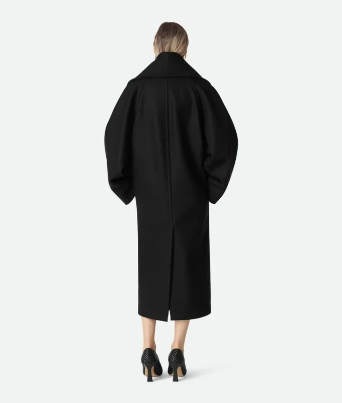 Manteau long en laine Stretch Manteau long en laine Stretch