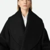 Manteau long en laine Stretch Manteau long en laine Stretch