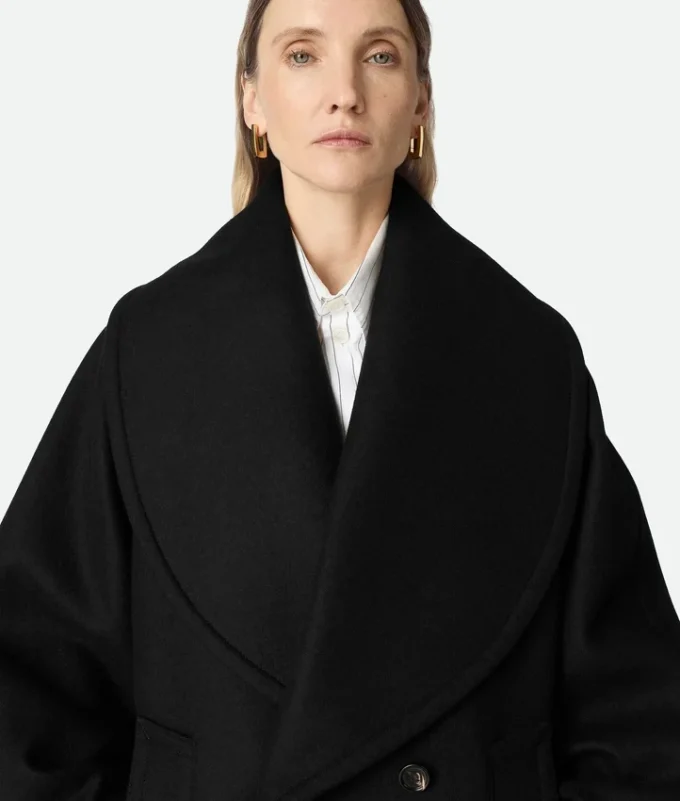 Manteau long en laine Stretch Manteau long en laine Stretch
