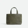 Mini sac fourre-tout zippé Intrecciato